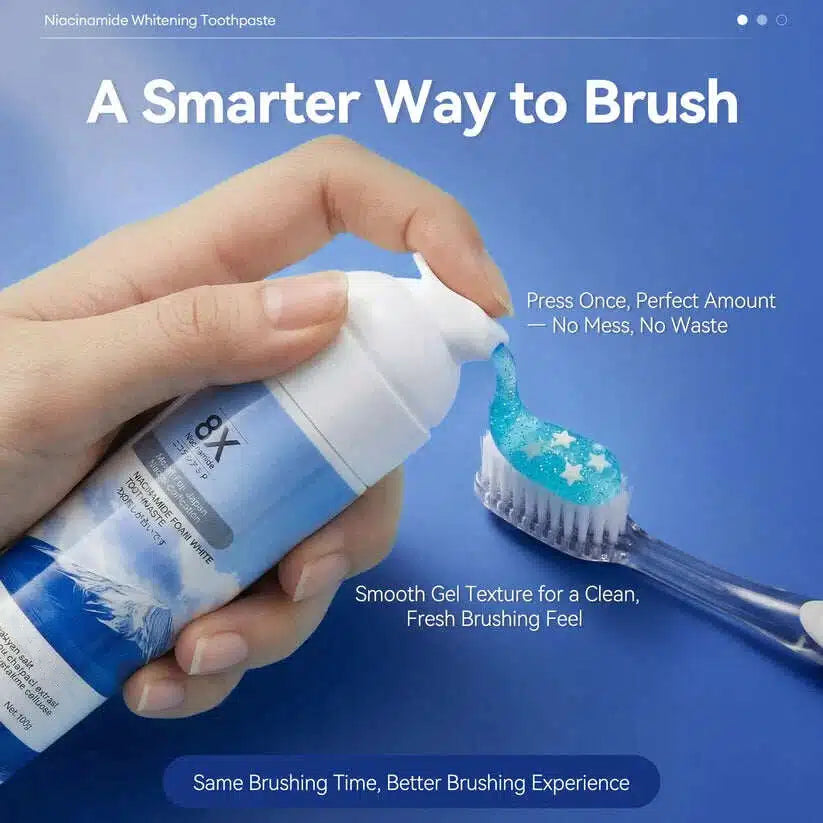 Niacinamide Foaming Charcoal Toothpaste