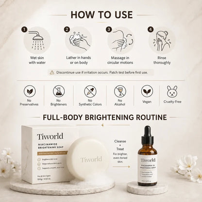 ⚡New Niacinamide Skin Soap – Brightens, Fades Spots & Freckles