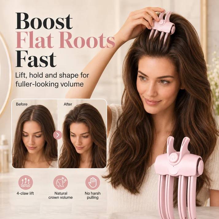 💥Surprise 50% Off！🔥Shape in 3 Seconds！👱‍♀️High Cranial Top Magic Tool！Volumizing Root Lift Clip