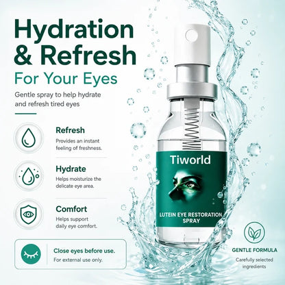 Tiworld® Lutein Eye Care Spray — 10-Second Daily Routine