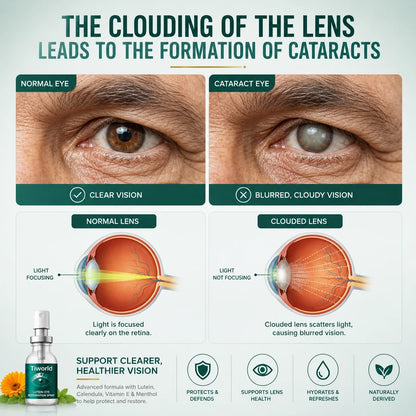 Tiworld® Lutein Eye Care Spray — 10-Second Daily Routine