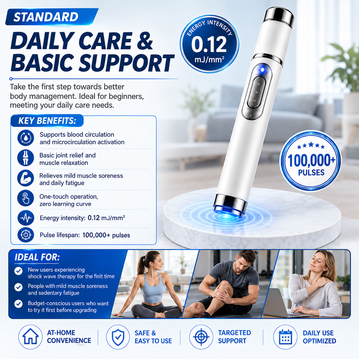 🔥ULTRASONIC SHOCK WAVE BODY THERAPY MASSAGER——Enhances bust and lifts buttocks. Fuel Muscle Growth.Boost Circulation. Relieve Pain.