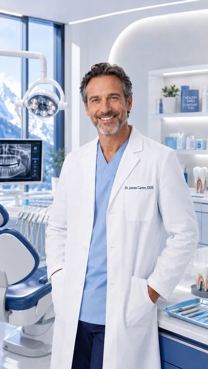 Dental care advisor in a dental clinic