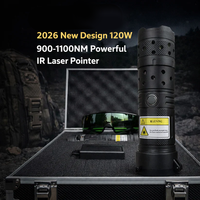 🔥120W 900-1100nm Infrared Laser Pen – 2026 Upgraded, Cuts & Marks with Precision